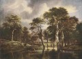 El paisaje de caza Jacob Isaakszoon van Ruisdael arroyo